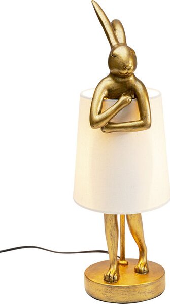 Stolna lampa Animal Rabbit gold/white 50 cm