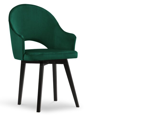 Blagovaonska stolica Velvet Gabro Zelena