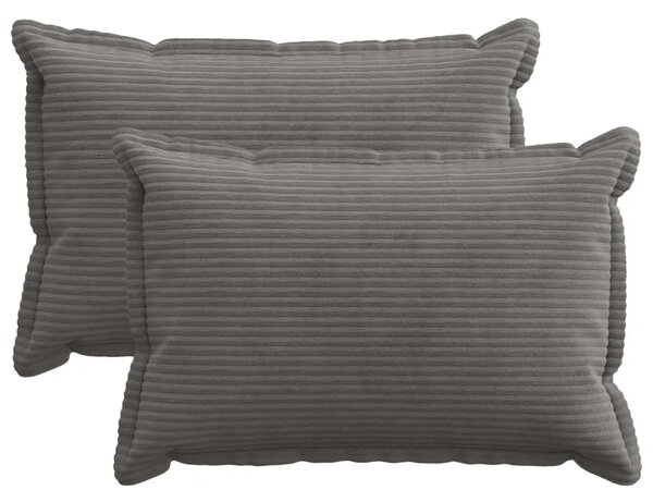 Presvlaka za jastuk 2 kom. HOUTEN Tamnosiva 50 x 70 cm Kord - Tamnosiva 50 x 70 cm 2