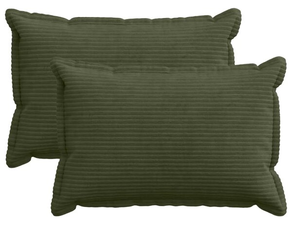 Presvlaka za jastuk 2 kom. HOUTEN Zelena 30 x 50 cm Kord - Zelena 30 x 50 cm 2