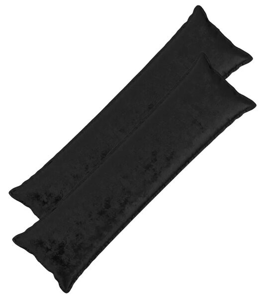 Presvlaka za jastuk 2 pcs HOUTEN Crna 40 x 145 cm Flanel - Crna 40 x 145 cm 2