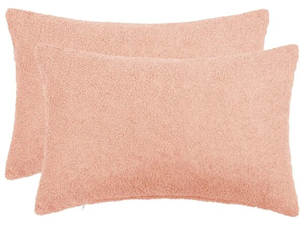 Presvlaka za jastuk 2 pcs HEERLEN Ružičasta 30 x 50 cm Bouclé - Ružičasta 30 x 50 cm 2
