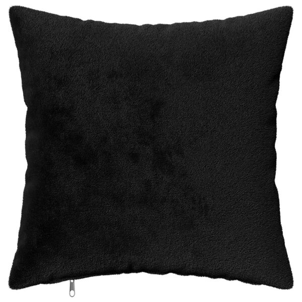 Presvlaka za jastuk 2 pcs HEERLEN Crna 30 x 30 cm Flanel - Crna 30 x 30 cm 2
