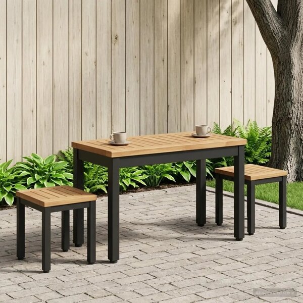 Stolić za kavu Prirodna i crna 60 5 x 30 x 36 cm - 60 5 x 30 x 36 cm Prirodna i crna