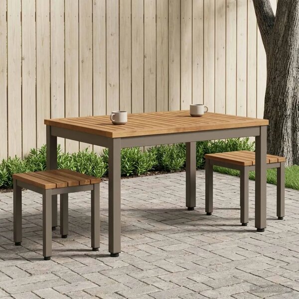 Stolić za kavu Prirodna i kava 49 x 68 5 x 36 cm - 50 x 68 5 x 36 cm Prirodno kava