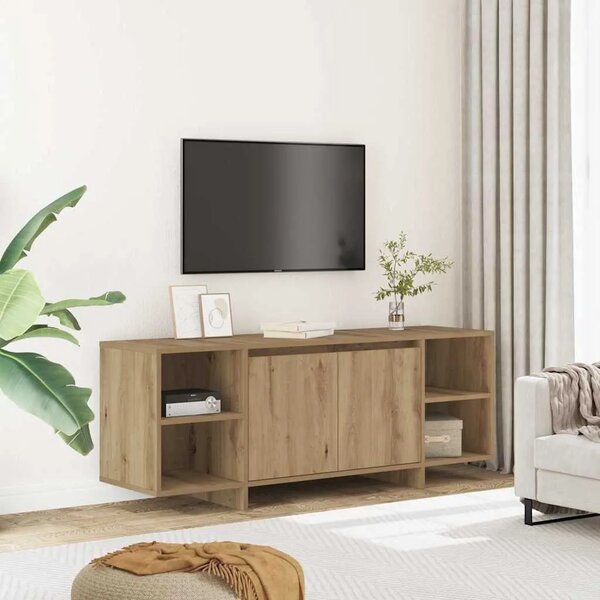 TV ormarić Artisan hrast 130x35x50 cm izrađeno drvo - Hrast artisan
