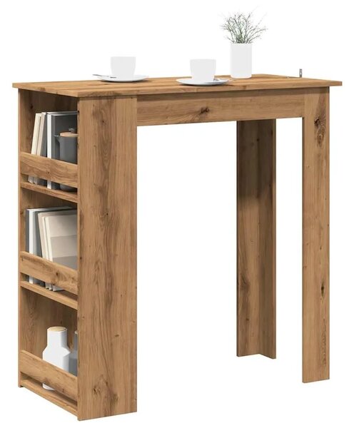 Barski stol sa policom za odlaganje Artisan hrast - Hrast artisan