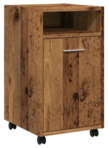 Ormar s kotačićima Staro drvo 33x38x60 cm Konstruirano drvo - Staro drvo