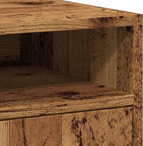Ormar s kotačićima Staro drvo 33x38x60 cm Konstruirano drvo - Staro drvo