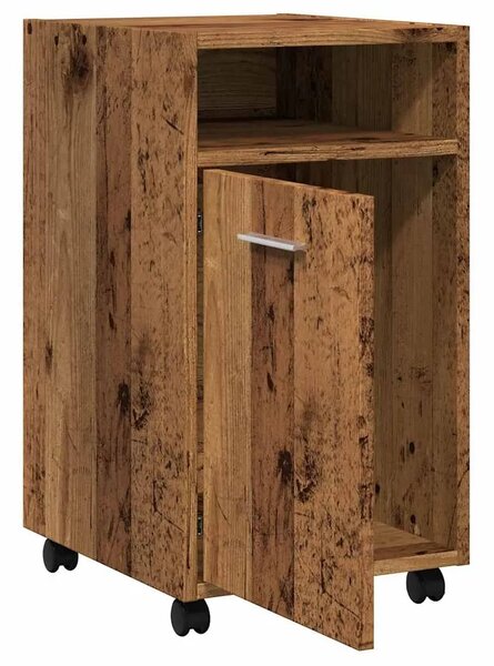 Ormar s kotačićima Staro drvo 33x38x60 cm Konstruirano drvo - Staro drvo