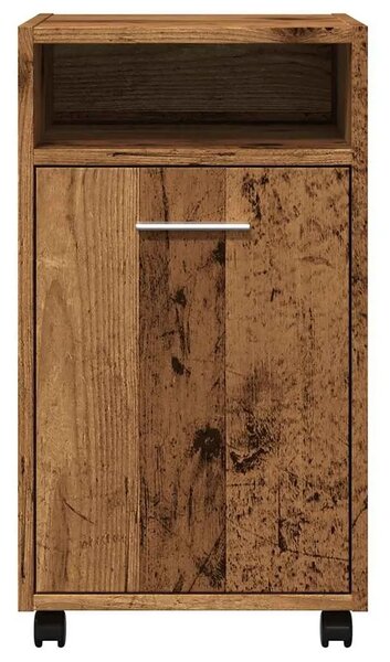 Ormar s kotačićima Staro drvo 33x38x60 cm Konstruirano drvo - Staro drvo