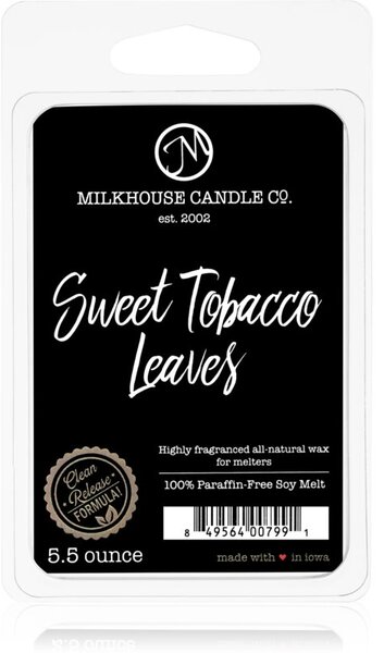 Milkhouse Candle Co. Creamery Sweet Tobacco Leaves vosak za aroma lampu 155 g