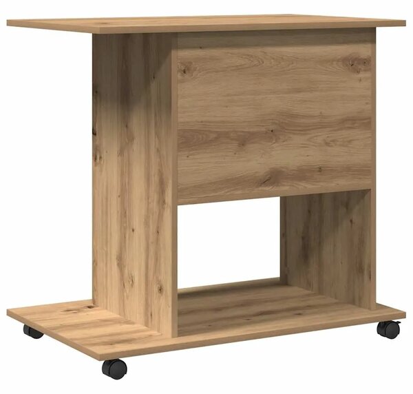 Stol za računalo Artisan hrast 80x50x75 cm konstruirano drvo - Hrast artisan