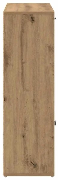 Knjižna polica Artisan hrast 90x28x90 cm izrađeno drvo - Hrast artisan