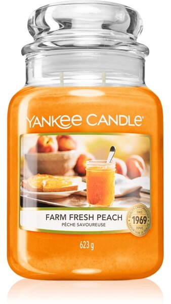 Yankee Candle Farm Fresh Peach mirisna svijeća 623 g
