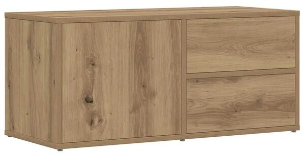 TV ormarić Artisan hrast 80x34x35 5 cm izrađeno drvo - Hrast artisan