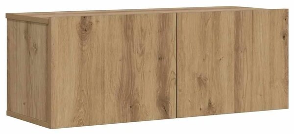 Zidni TV ormarić Artisan hrast 80x30x30 cm izrađeno drvo - Hrast artisan 80 cm 1