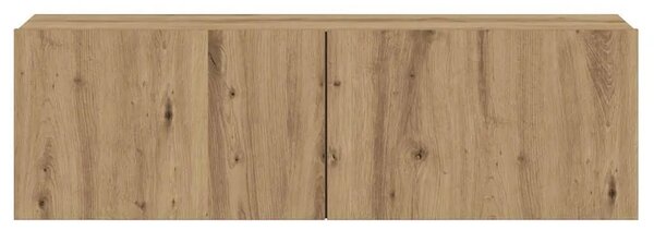 Zidni TV ormarić Artisan hrast 80x30x30 cm izrađeno drvo - Hrast artisan 80 cm 1