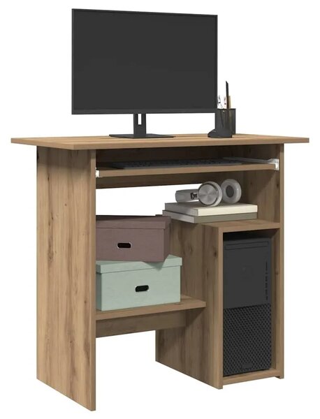 Stol Artisan hrast 80x45x74 cm konstruirano drvo - Hrast artisan