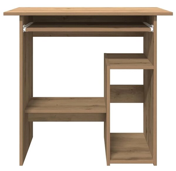Stol Artisan hrast 80x45x74 cm konstruirano drvo - Hrast artisan