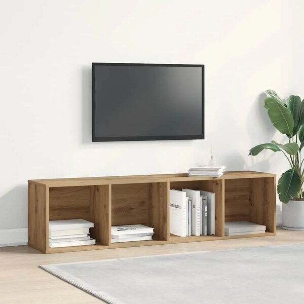 TV ormarić Artisan hrast 120x34x37 cm izrađeno drvo - Hrast artisan