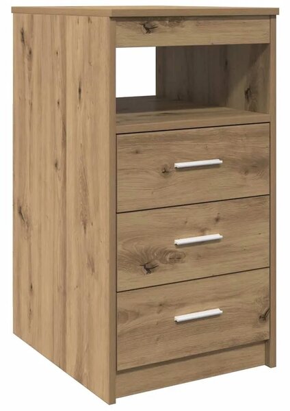 Ormar s ladicama Artisan hrast 40x50x76 cm izrađeno drvo - Hrast artisan