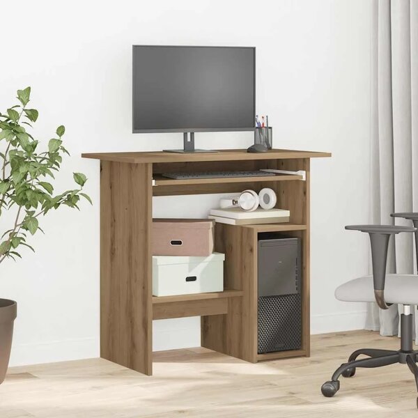 Stol Artisan hrast 80x45x74 cm konstruirano drvo - Hrast artisan