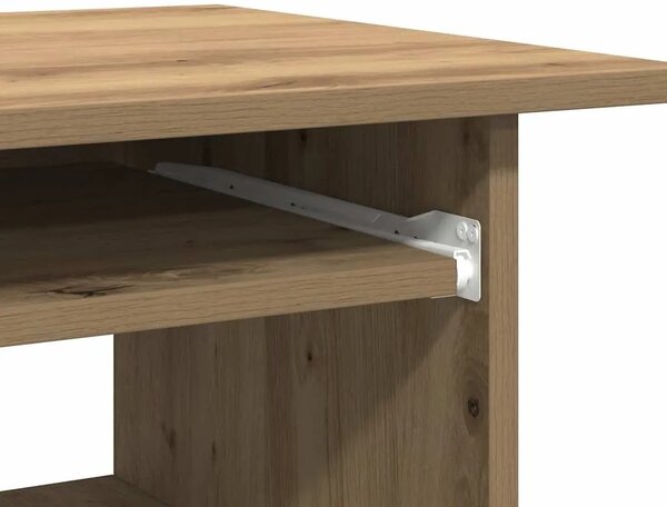 Stol Artisan hrast 80x45x74 cm konstruirano drvo - Hrast artisan
