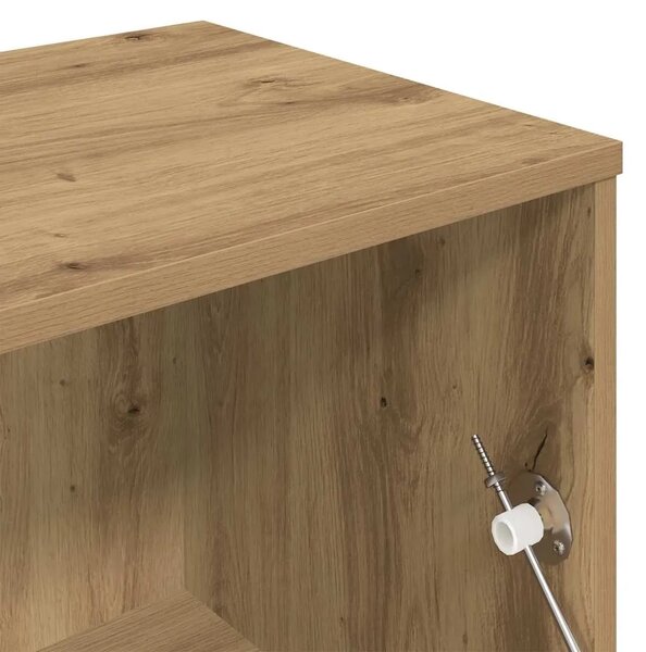 TV ormarić Artisan hrast 120x34x37 cm izrađeno drvo - Hrast artisan