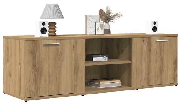 TV ormarić Artisan hrast 120x34x37 cm izrađeno drvo - Hrast artisan