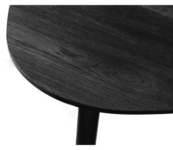 Crni stolići za kavu u setu 2 kom 70x100 cm Adda – Unique Furniture