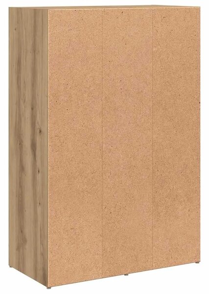 Polica za knjige umjetnički hrast 60 5x30x90 cm izrađeno drvo - Hrast artisan