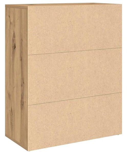 Komoda Artisan hrast 60x30x75 cm izrađeno drvo - Hrast artisan