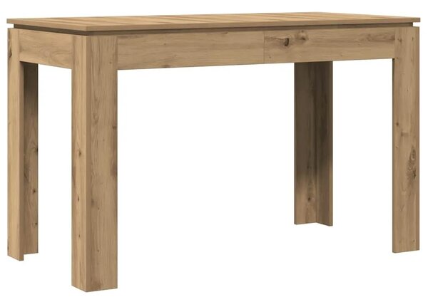 Blagovaonski stol Artisan hrast 120x60x76 cm izrađeno drvo - Hrast artisan