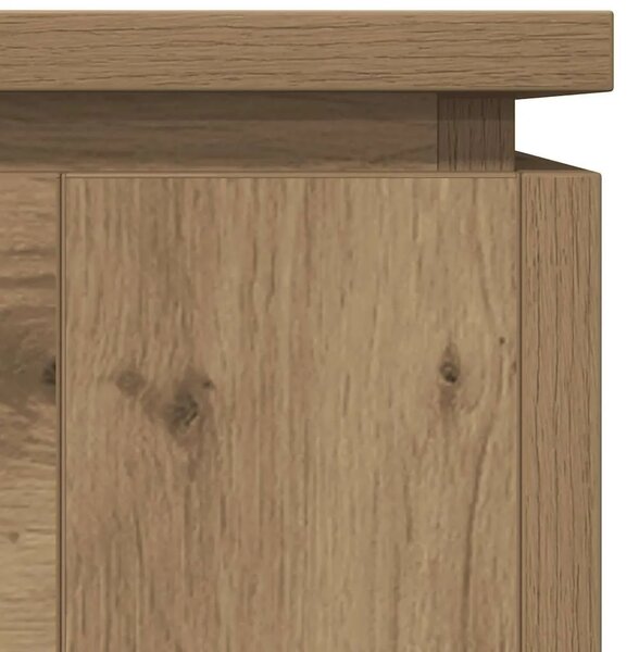 Blagovaonski stol Artisan hrast 120x60x76 cm izrađeno drvo - Hrast artisan