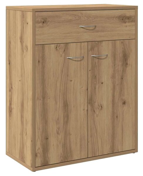 Komoda Artisan hrast 60x30x75 cm izrađeno drvo - Hrast artisan