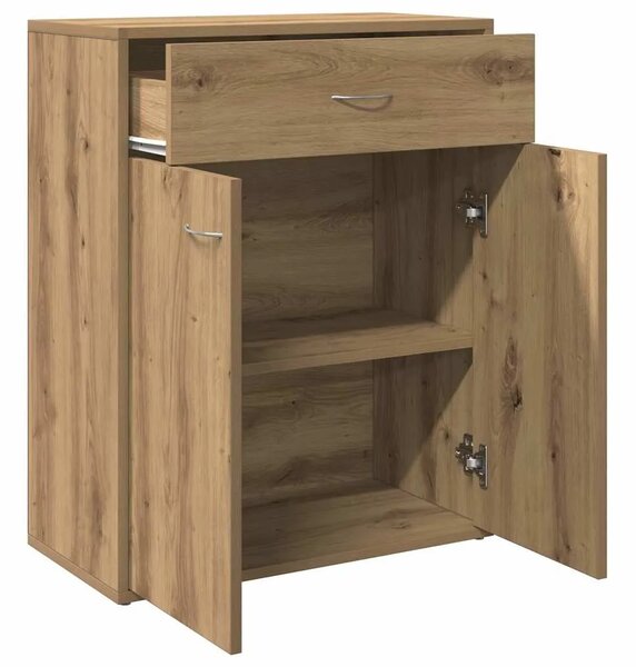 Komoda Artisan hrast 60x30x75 cm izrađeno drvo - Hrast artisan