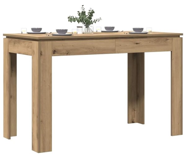 Blagovaonski stol Artisan hrast 120x60x76 cm izrađeno drvo - Hrast artisan