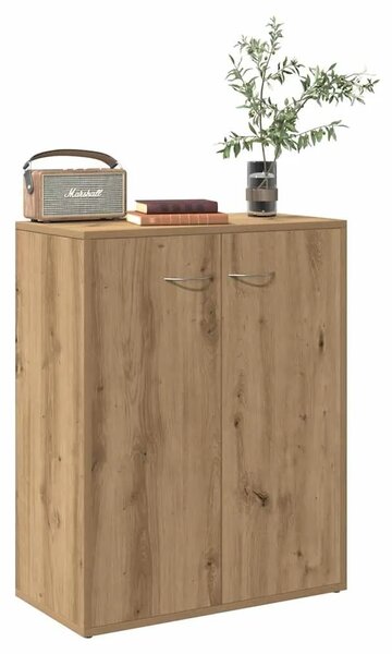 Komoda Artisan hrast 60x30x75 cm izrađeno drvo - Hrast artisan