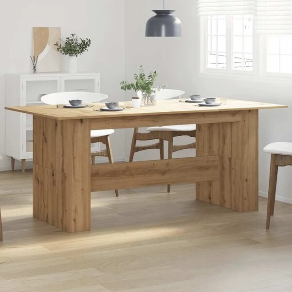 Blagovaonski stol Artisan hrast 180x90x76 cm izrađeno drvo - Hrast artisan