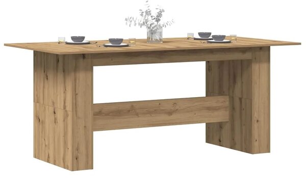 Blagovaonski stol Artisan hrast 180x90x76 cm izrađeno drvo - Hrast artisan