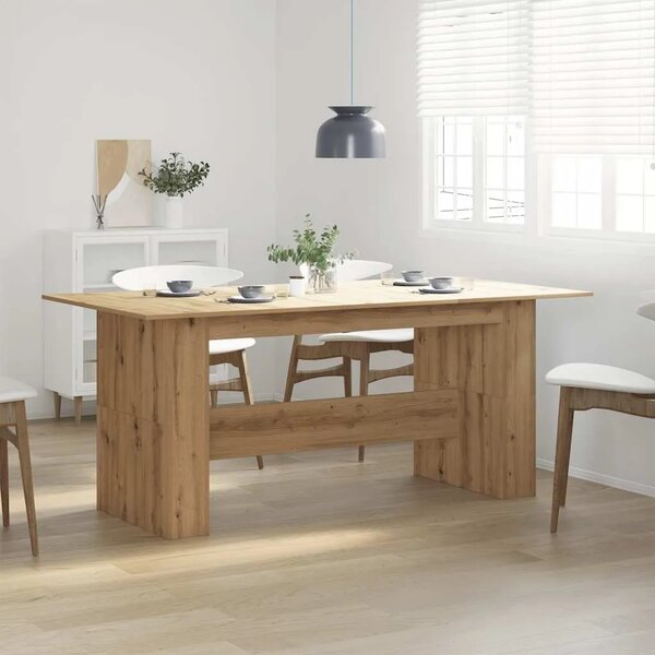 Blagovaonski stol Artisan hrast 180x90x76 cm izrađeno drvo - Hrast artisan