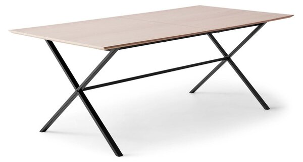 Proširiv blagovaonski stol s dodatnom pločom s pločom stola u dekoru hrasta 100x210 cm Meza – Hammel Furniture