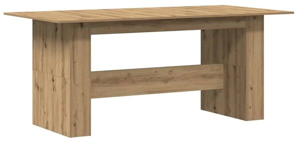 Blagovaonski stol Artisan hrast 180x90x76 cm izrađeno drvo - Hrast artisan
