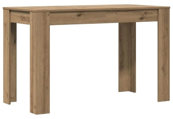 Blagovaonski stol Artisan hrast 120x60x76 cm izrađeno drvo - Hrast artisan