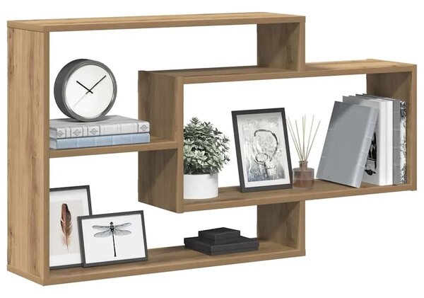 Zidna polica Artisan hrast 104x20x58 5 cm izrađeno drvo - Hrast artisan