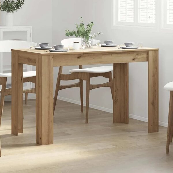 Blagovaonski stol Artisan hrast 120x60x76 cm izrađeno drvo - Hrast artisan