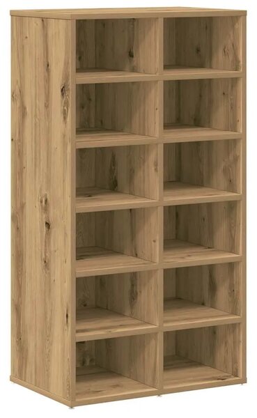 Stalak za cipele Artisan hrast 54x34x100 5 cm izrađeno drvo - Hrast artisan