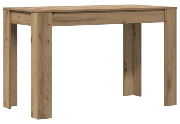 Blagovaonski stol Artisan hrast 120x60x76 cm izrađeno drvo - Hrast artisan