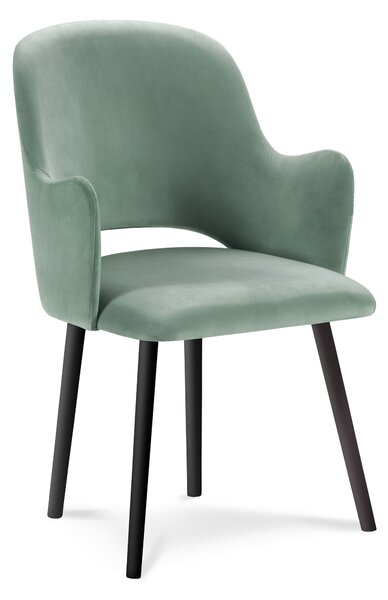 Blagovaonska stolica Velvet Marin Pistacija zelena